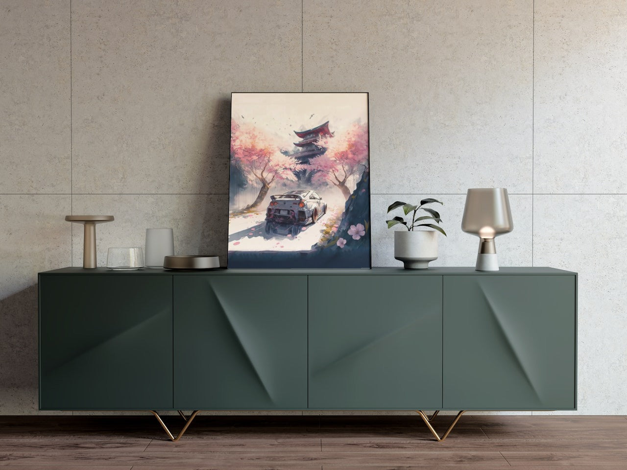 AESTHETIC JDM CAR CANVAS POSTER