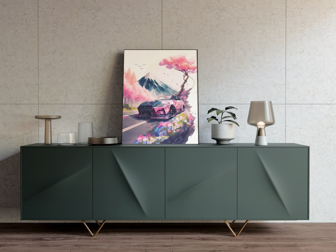 AESTHETIC JDM CAR CANVAS POSTER