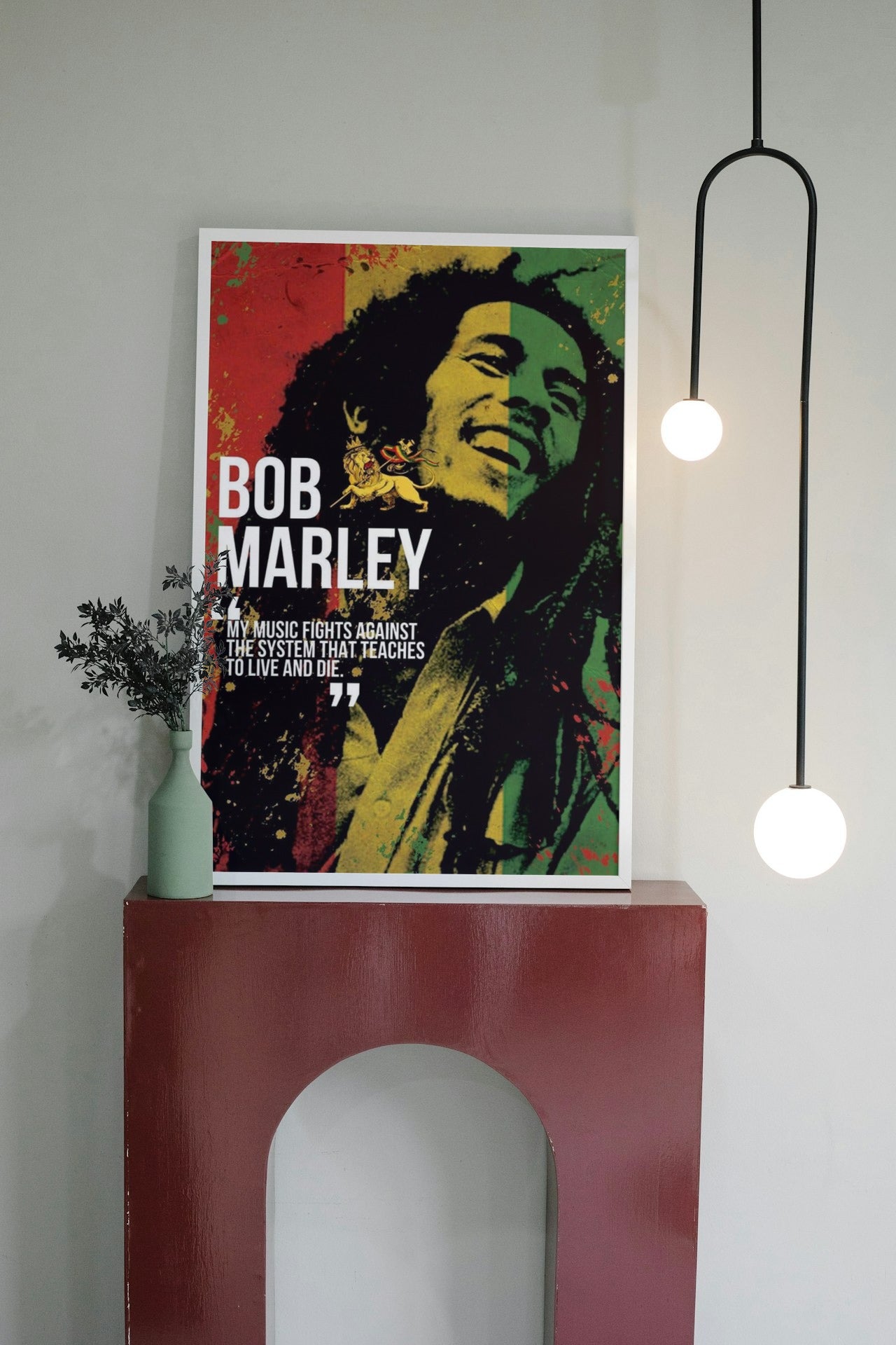 BOB MARLEY CANVAS POSTER