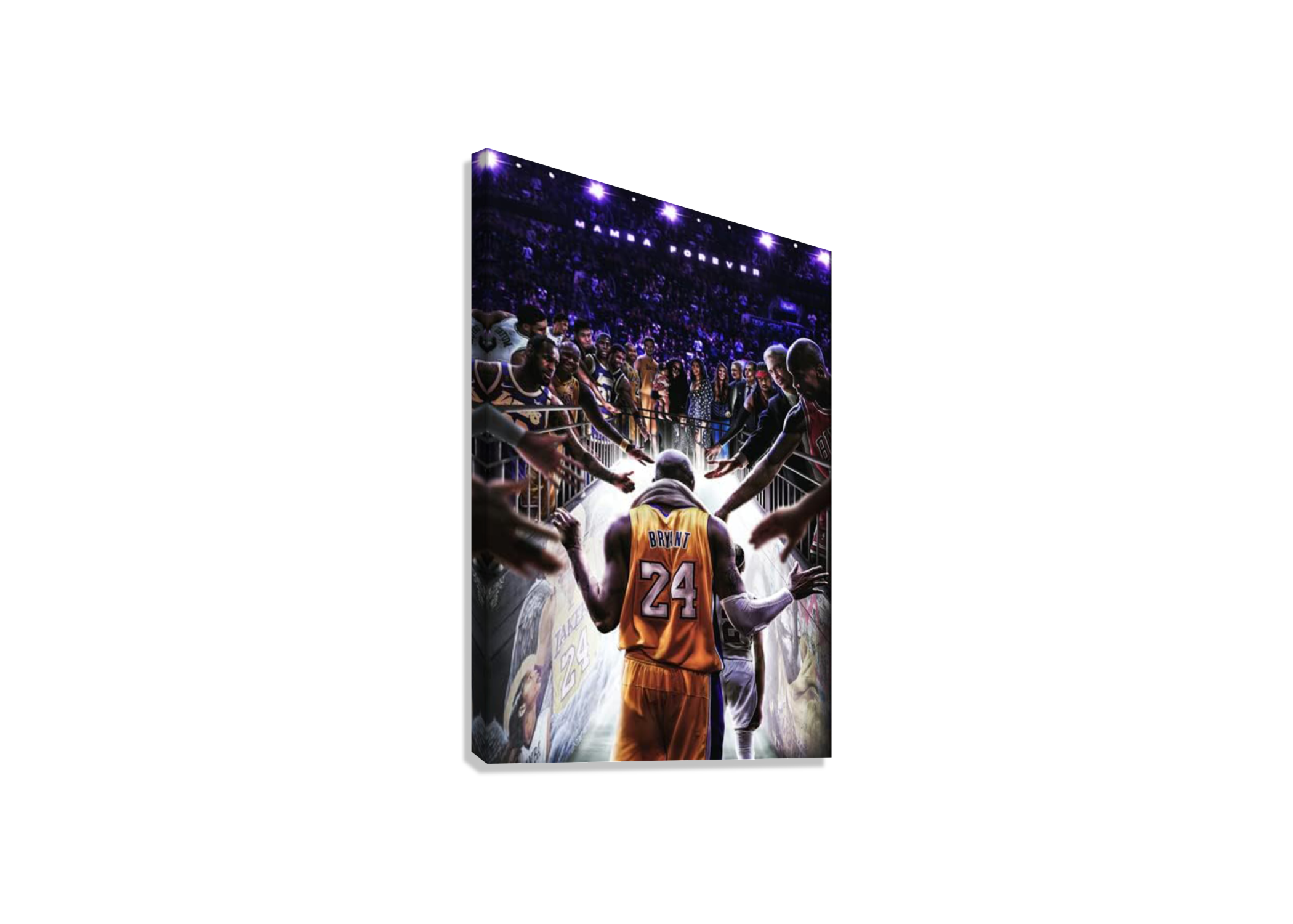 KOBE BRYANT MAMBA MENTALITY CANVAS POSTER