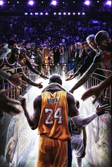 KOBE BRYANT MAMBA MENTALITY CANVAS POSTER