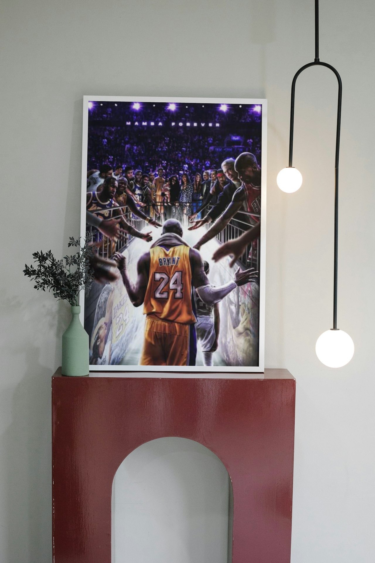 KOBE BRYANT MAMBA MENTALITY CANVAS POSTER