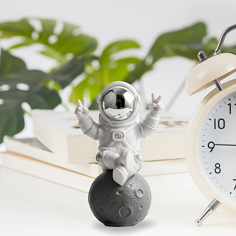Tnessential Modern Astronaut Figurine 3D Decor