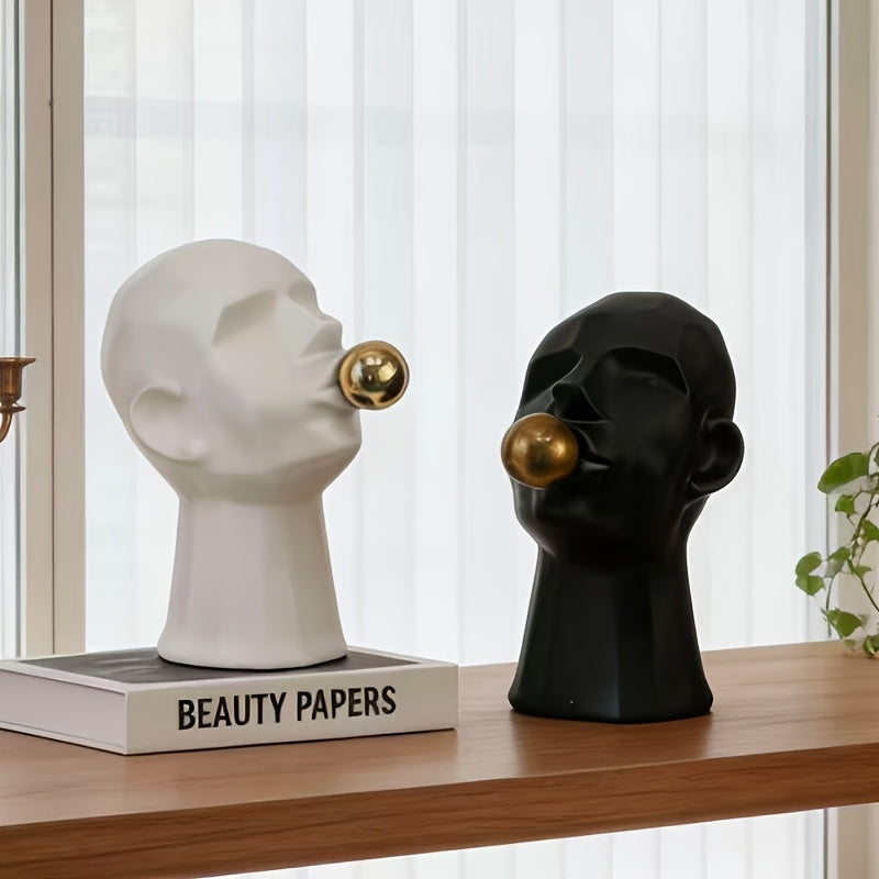 Tnessential Nordic Bubble-blowing Character Figurine 3D Decor