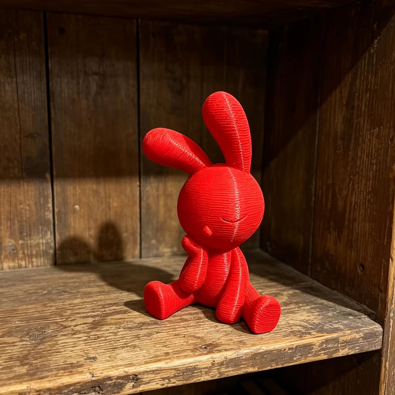 Tnessential Printed Meditation Rabbit Figurine 3D Decor