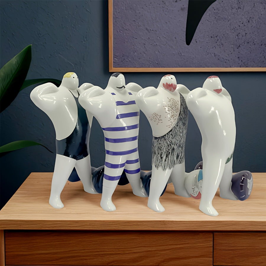 Tnessential Abstract Athlete Statue 3D Decor