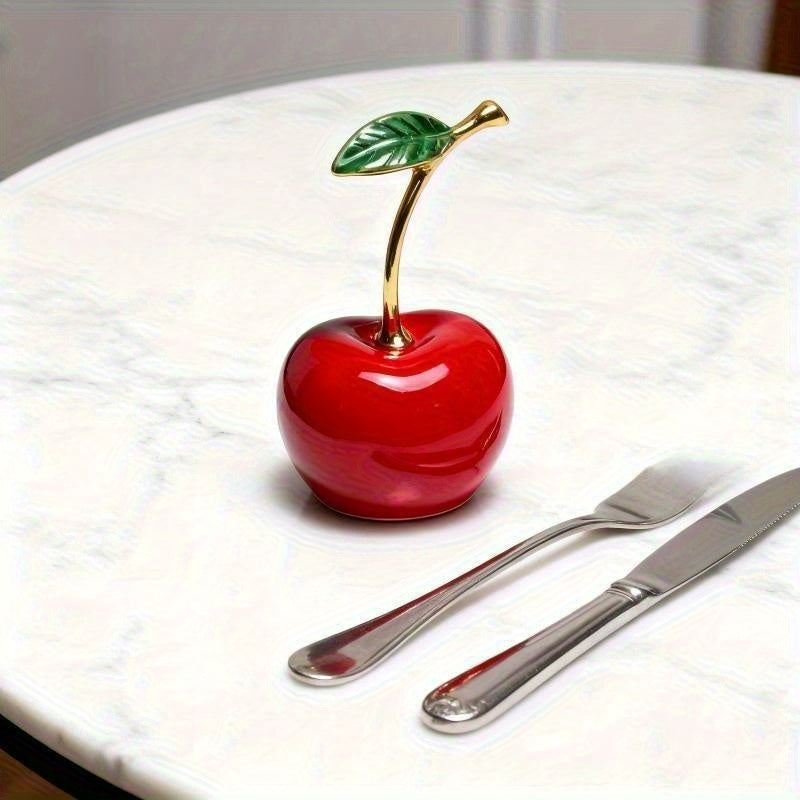 Tnessential Simulated Crystal Cherry Statue 3D Decor