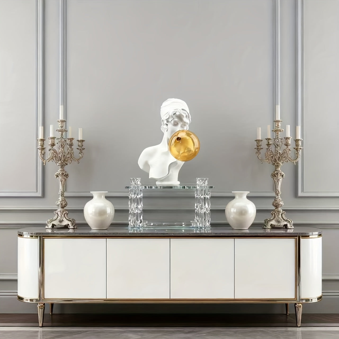 Tnessential Elegant Goddess Statue Decoration 3D Decor