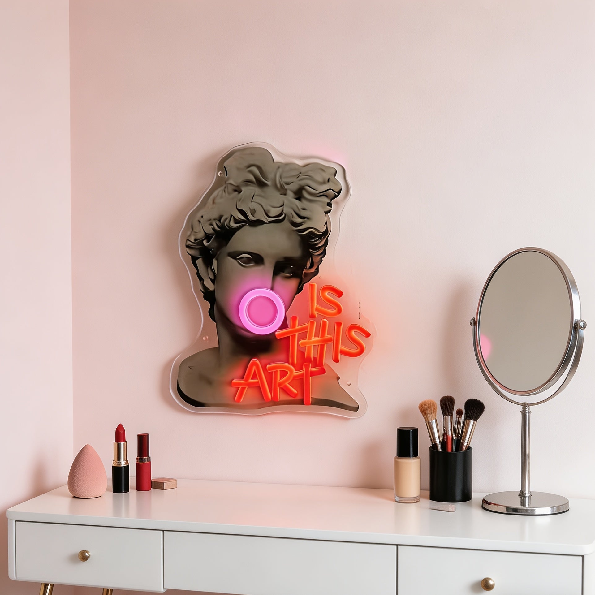 Tnessential IS THIS ART UV Printed LED Neon Sign 3D Decor