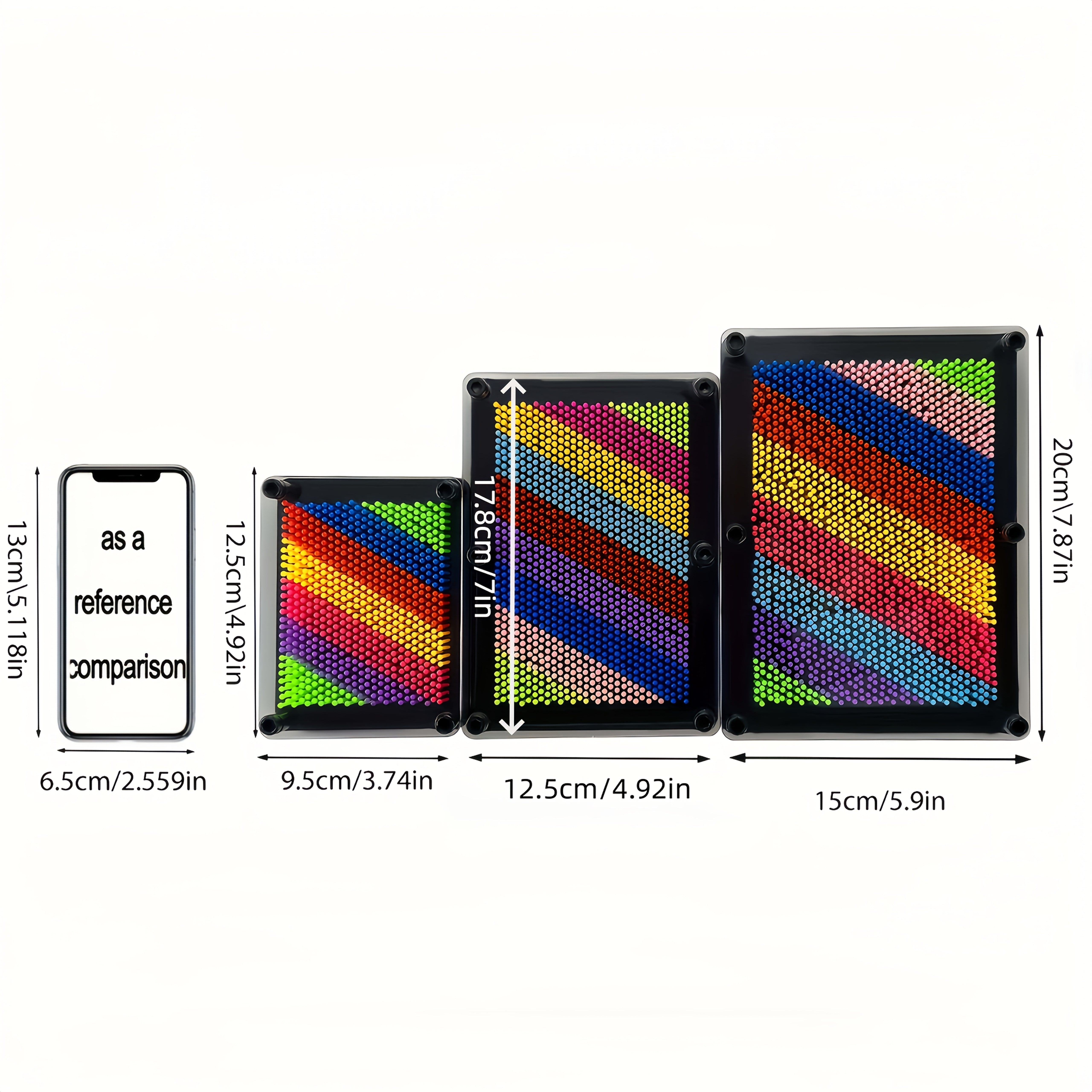 Tnessential D Pin Art Toys 3D Decor