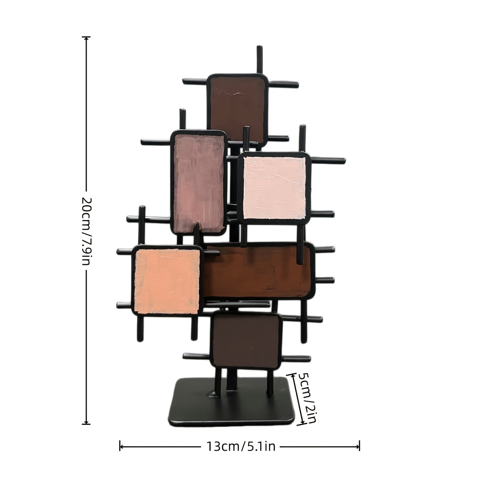 Tnessential Abstract Geometric Collectible Figurines 3D Decor