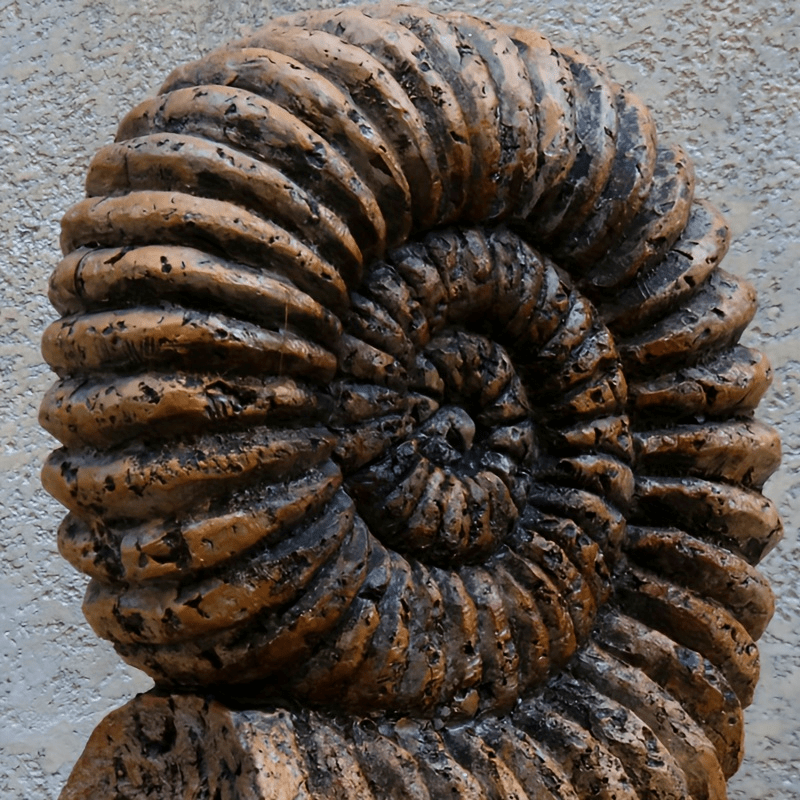 Tnessential Vintage Nordic-inspired Volcanic Rock Nautilus 3D Decor