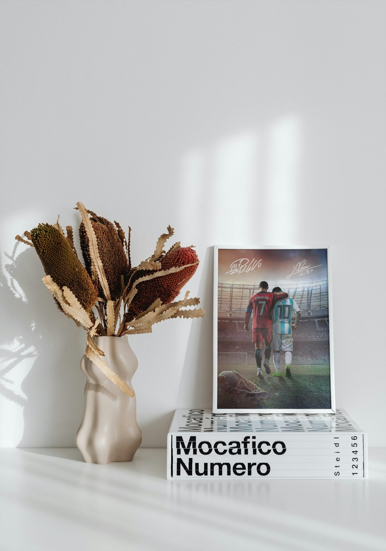 RONALDO X MESSI CANVAS POSTER