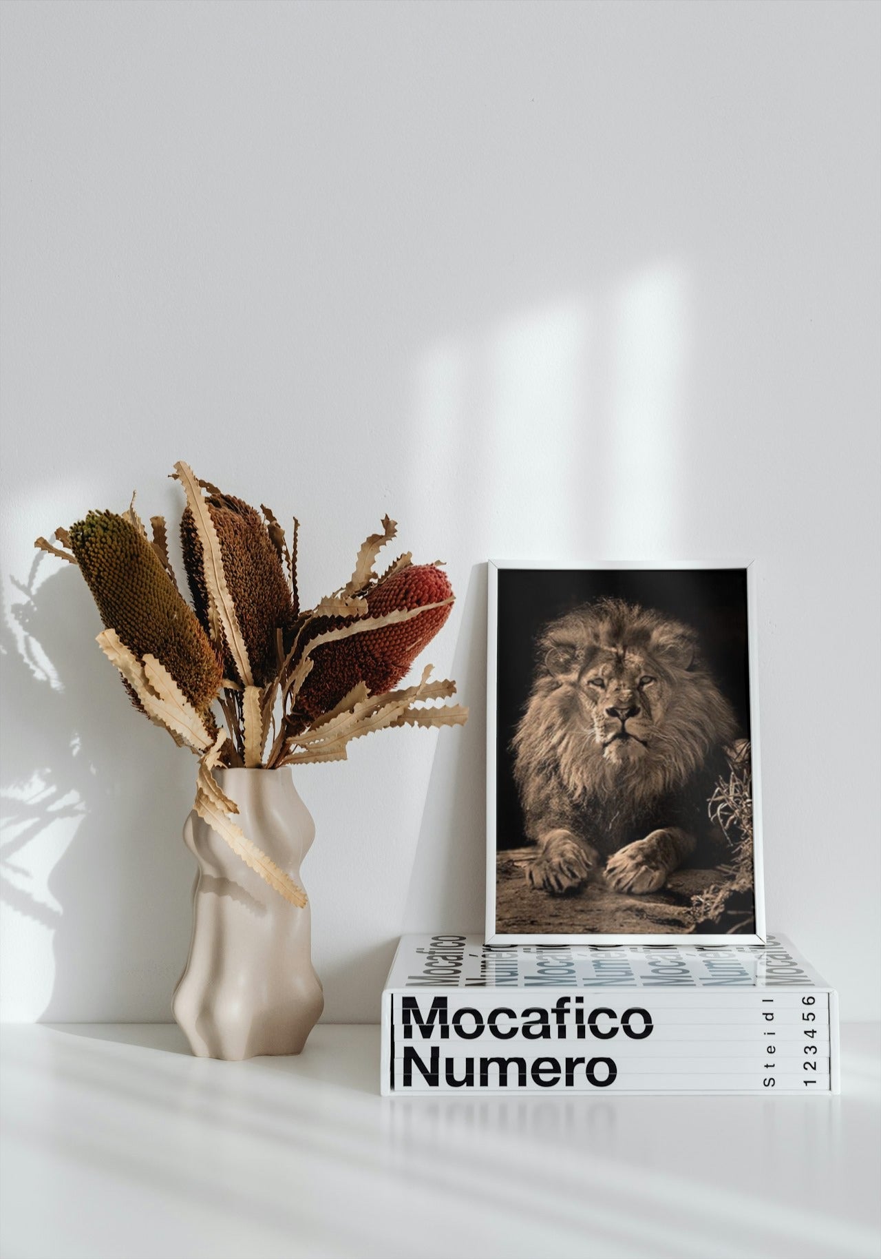 MAJESTIC LION CANVAS POSTER