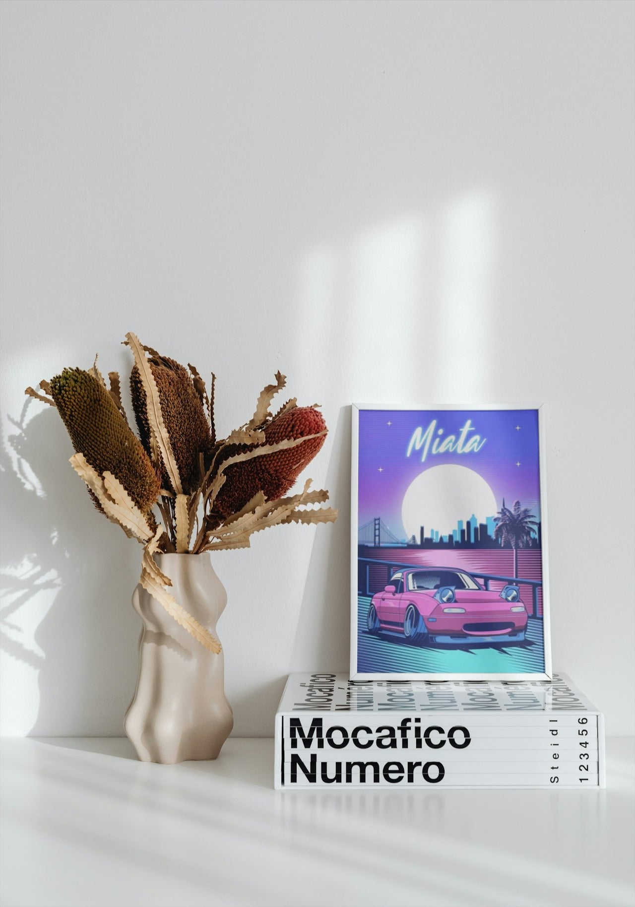 MIATA CAR CANVAS POSTER
