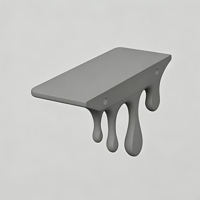 Tnessential Floating Shelf Art Dripping Wall Shelf Creative Flowing 3D Decor