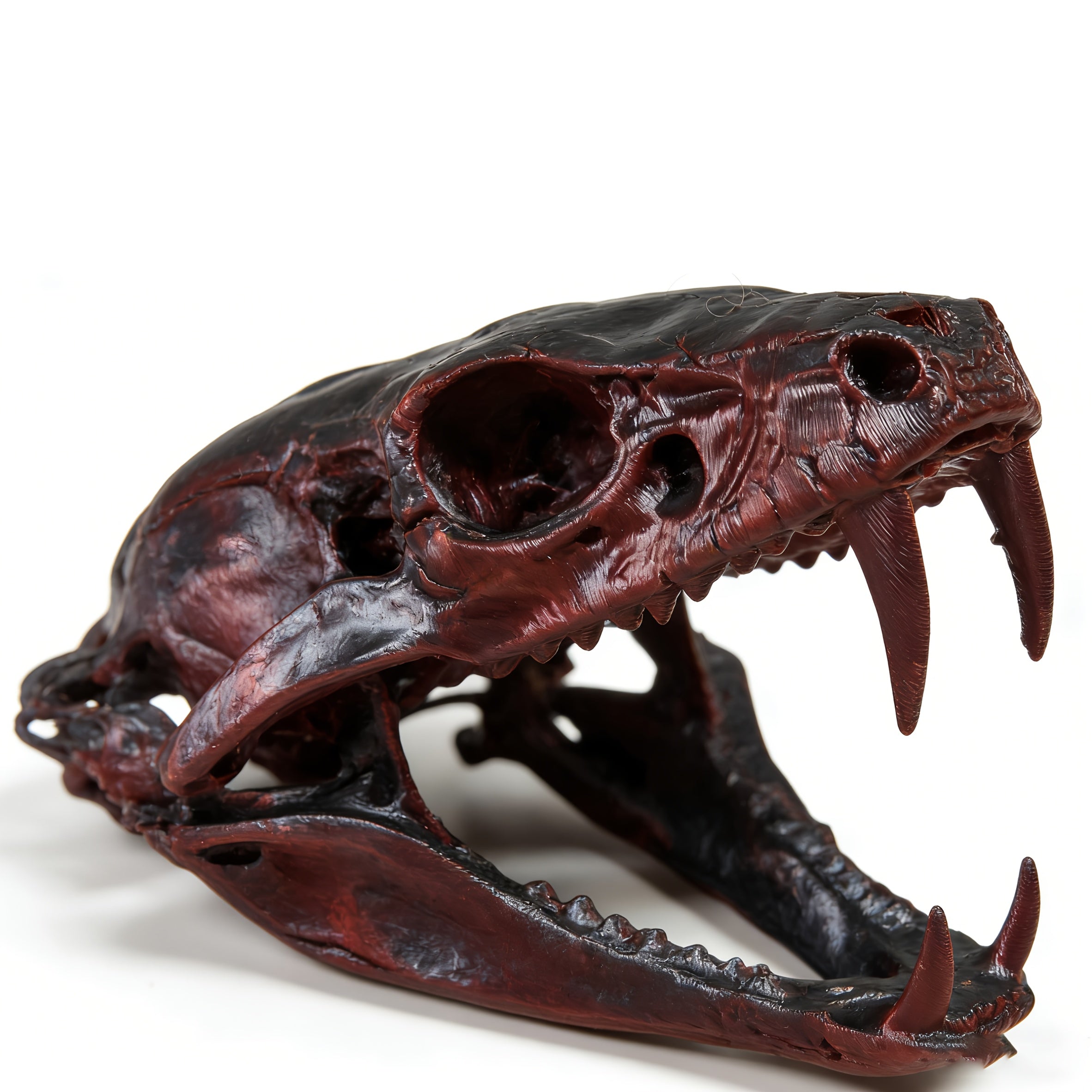 Tnessential Cool Cobra Skull Statue 3D Decor