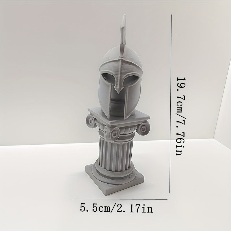 Tnessential Modern Abstract Art Spartan Warrior Sculpture Figurine 3D Decor