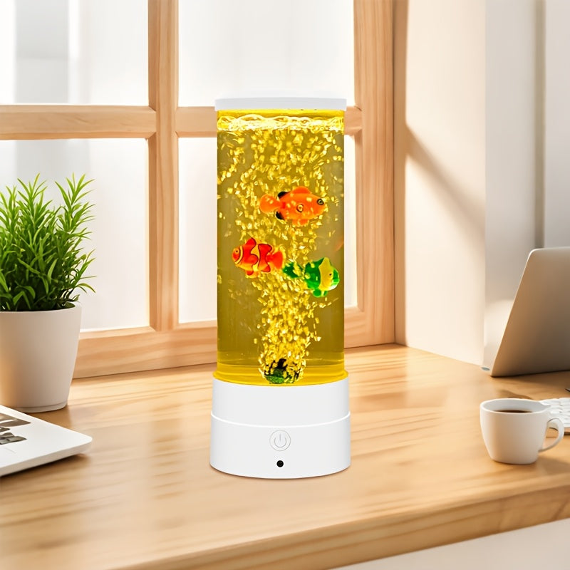 Tnessential Bubble Fish Atmosphere Light Decorative Gift Lamp 3D Decor