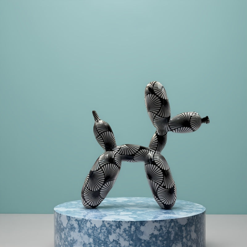 Tnessential Charming Balloon Dog Sculpture 3D Decor