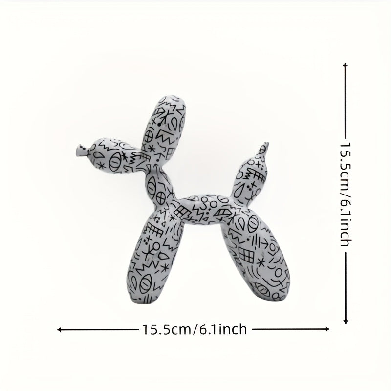 Tnessential Chic Balloon Dog Sculpture 3D Decor