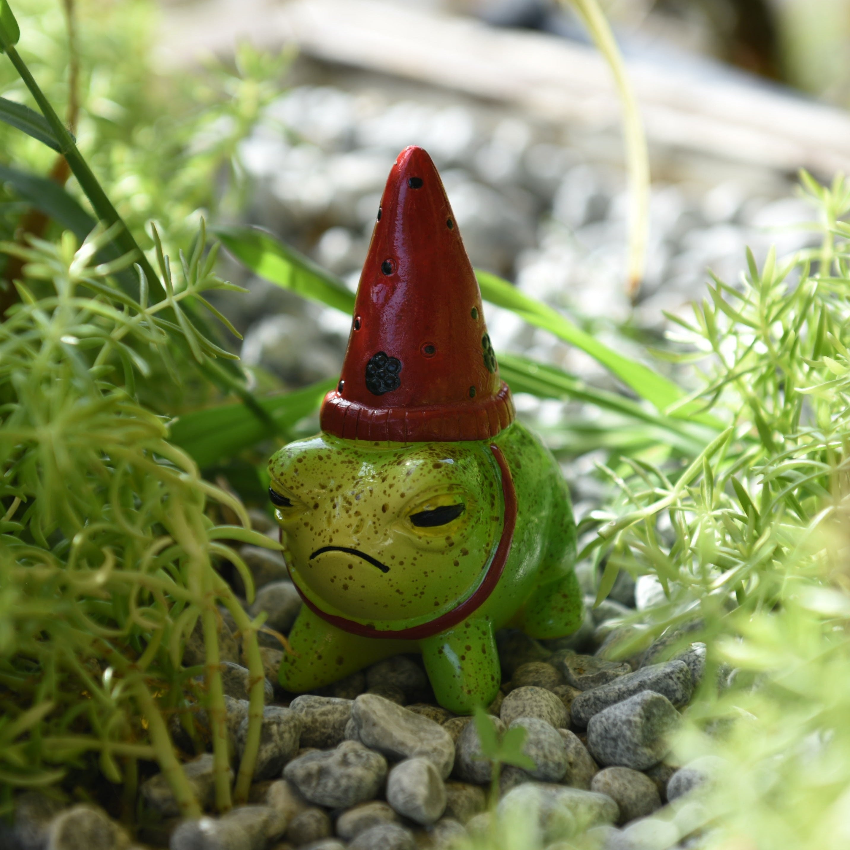 Tnessential Charming Resin Frog Figurines 3D Decor