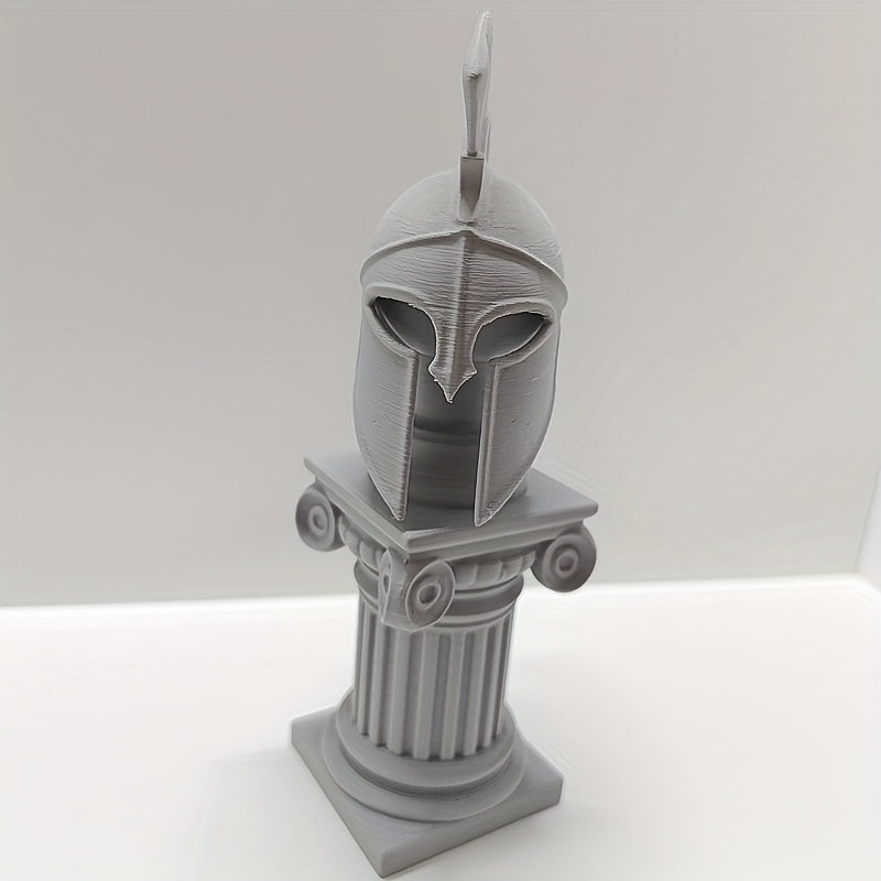 Tnessential Modern Abstract Art Spartan Warrior Sculpture Figurine 3D Decor
