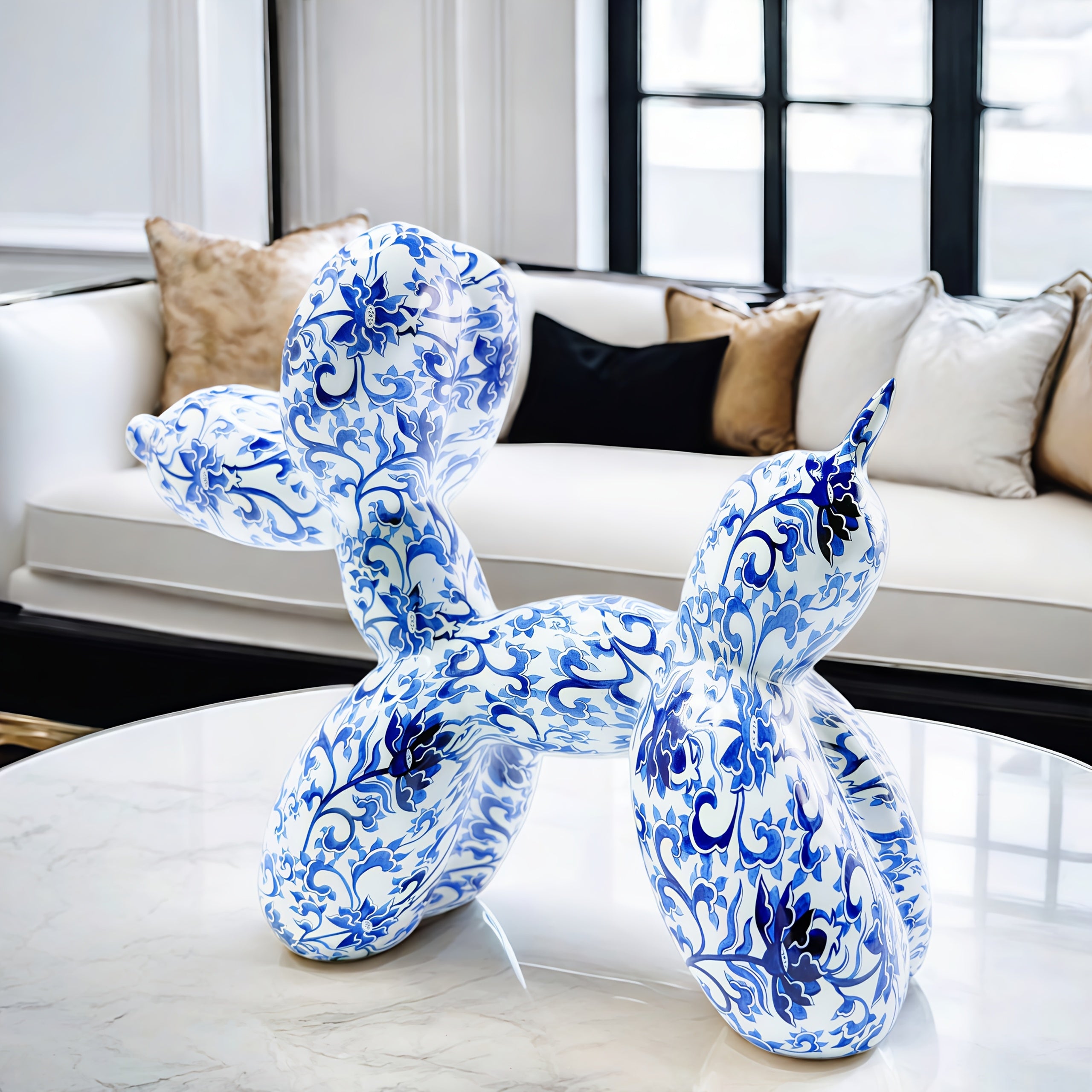 Tnessential Creative and Cute Balloon Dog Resin Crafts 3D Decor