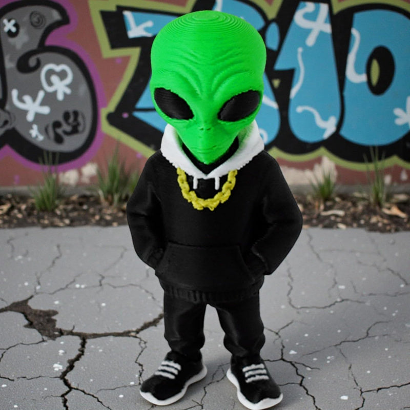 Tnessential Printed Alien Decorative Ornament 3D Decor