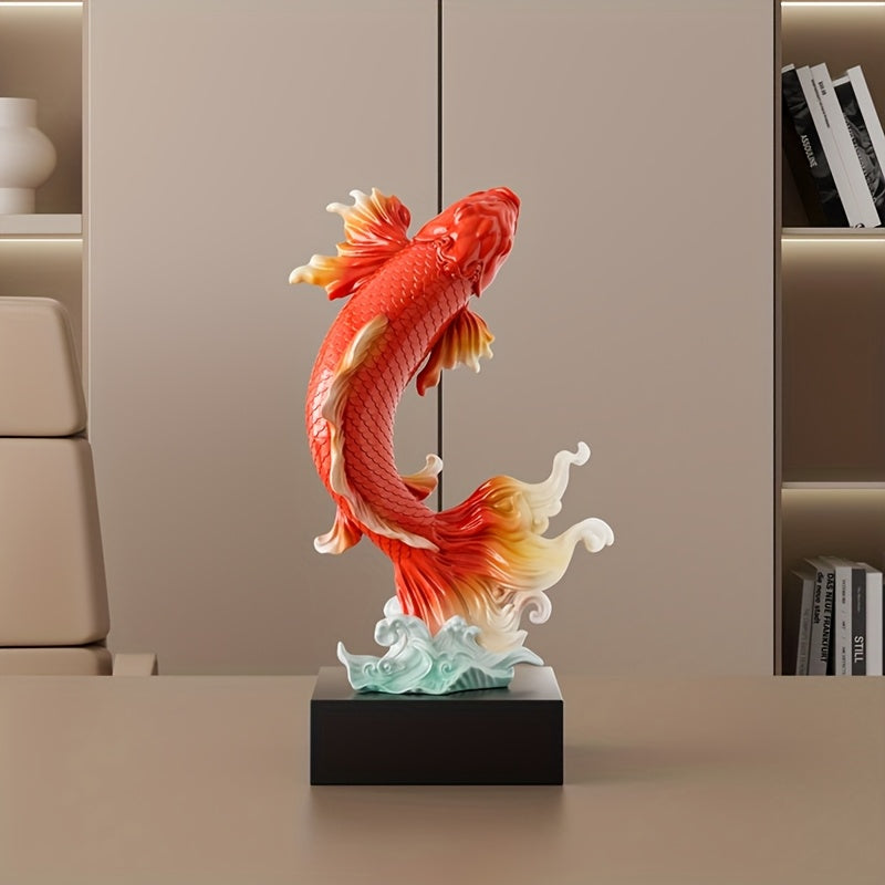 Tnessential Creative Animal Statue Ornament in the Shape of a Leaping 3D Decor