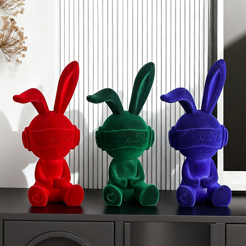 Tnessential Easter Bunny Statue 3D Decor