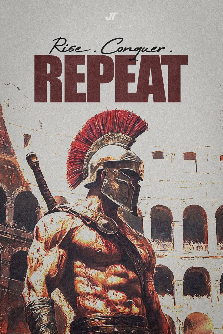 SPARTAN WARRIOR MOTIVATION CANVAS POSTER