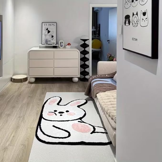 CUTE BUNNY RUG
