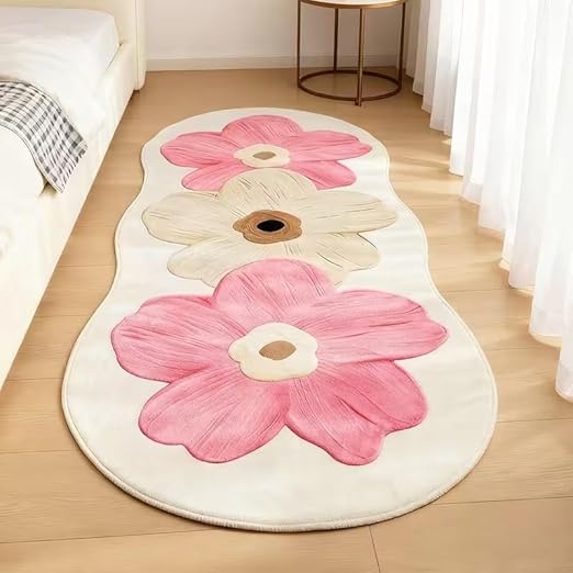 CUTE FLORAL RUNNER RUG