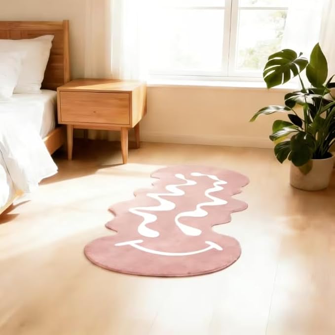TRIPPY SMILEY FACE RUG