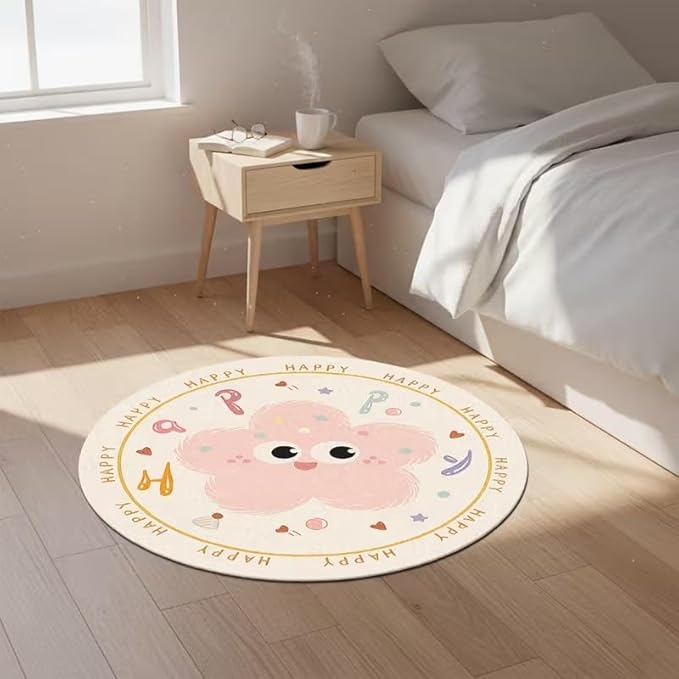 HAPPY PINK FACE RUG