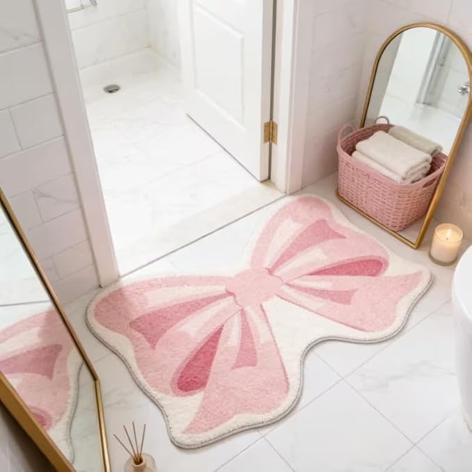PINK BOW RUG