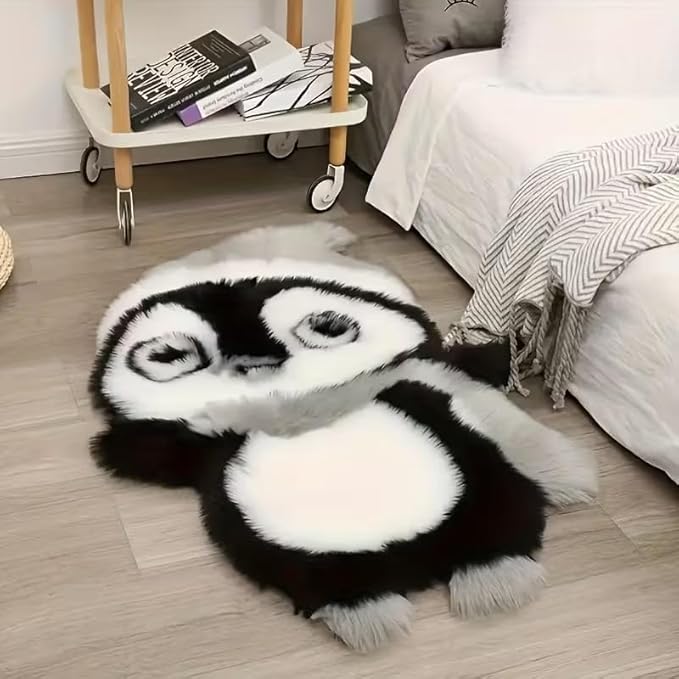 FLUFFY PENGUIN RUG
