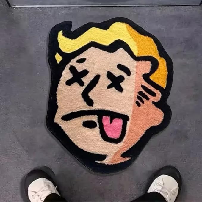 FUNNY NUCLEAR WAR GUY RUG