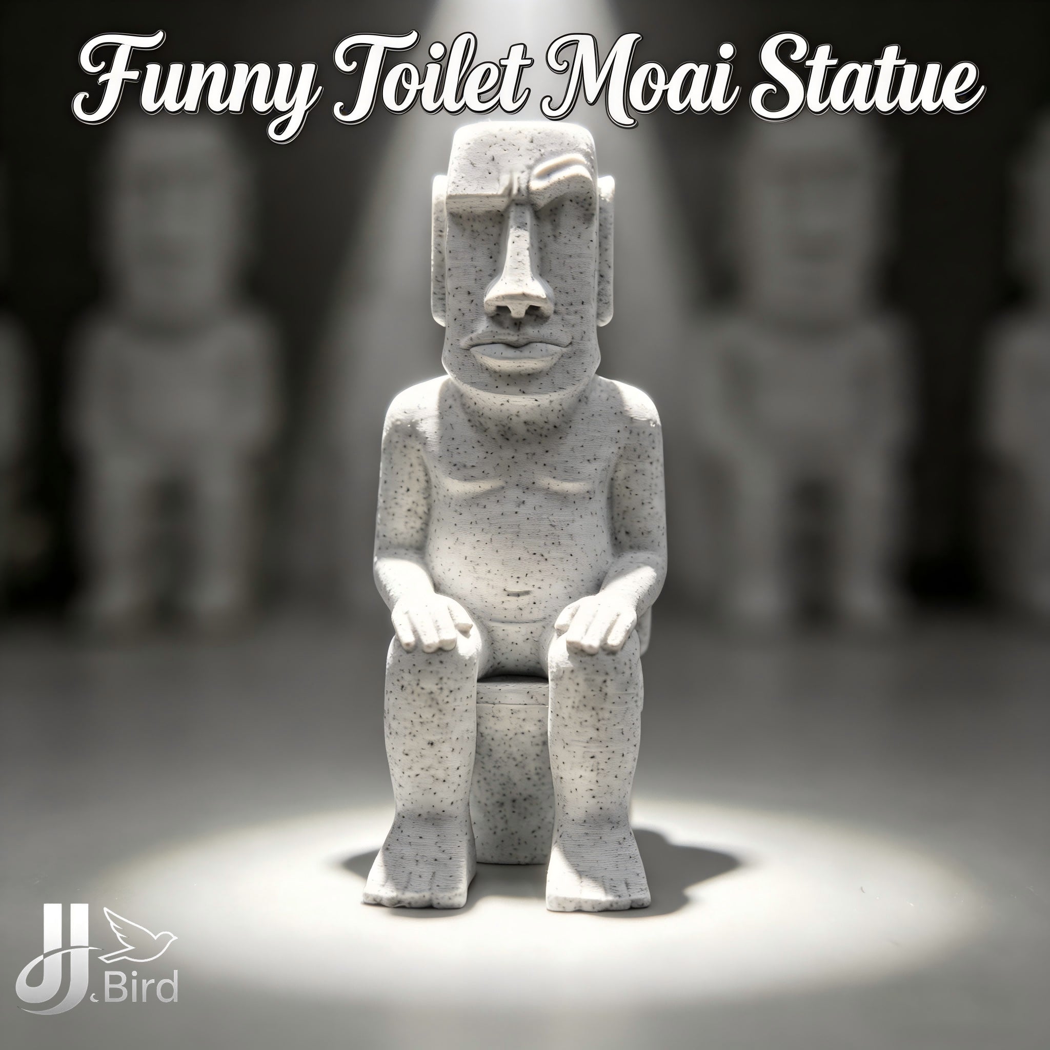 Tnessential Funny Toilet Stone Figure Collectible Figurines 3D Decor