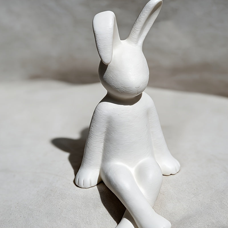 Tnessential One Creative Cute Healing Animal Figurine: Charming Sitting 3D Decor