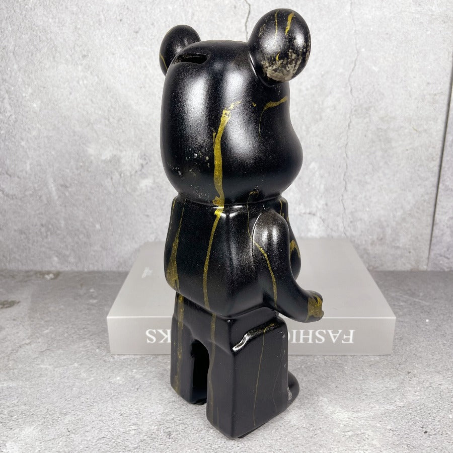Tnessential Aesthetic Cute Bear Figure Marbling Resin Bear 3D Decor