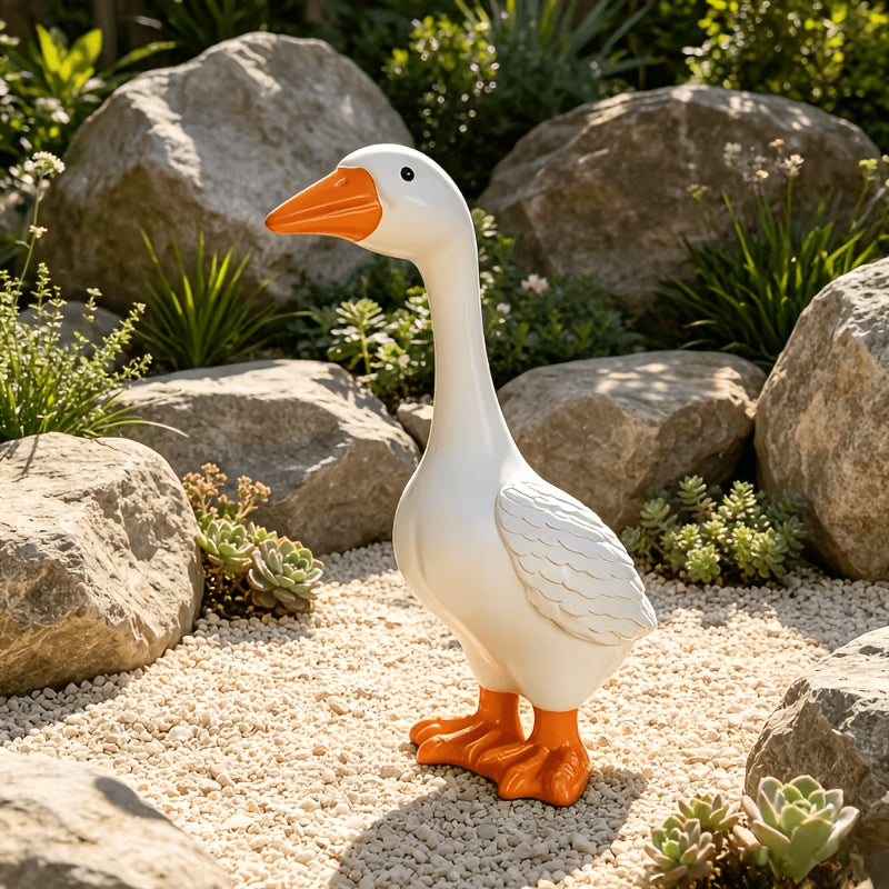 Tnessential Outdoor Goose Garden Statue 3D Decor