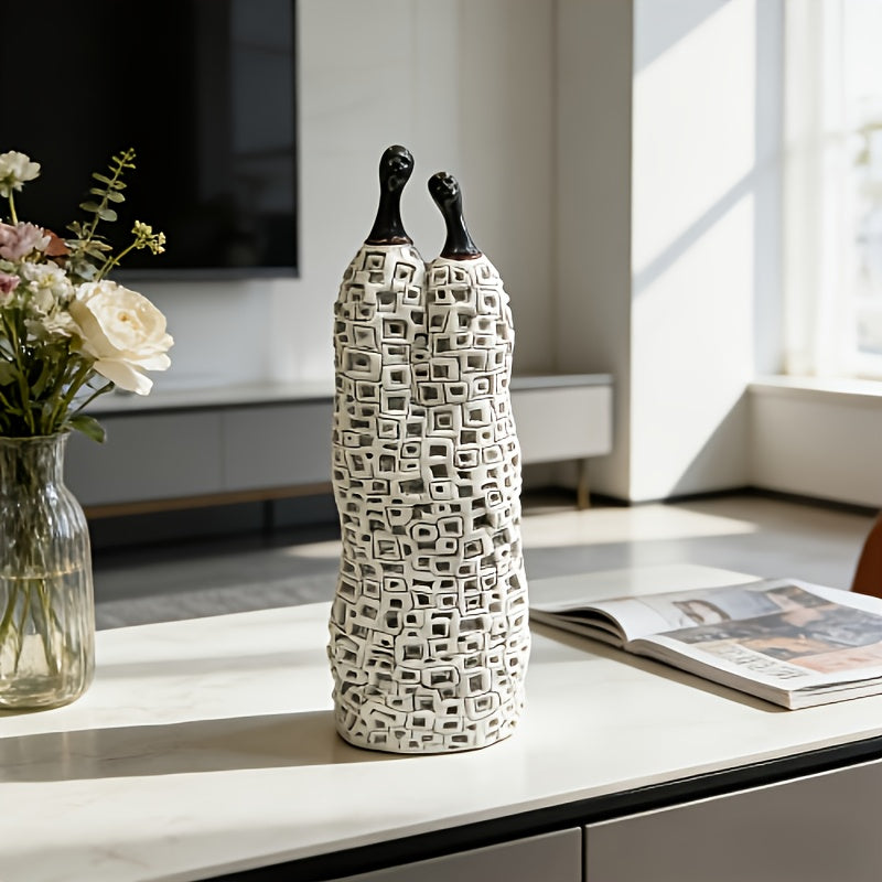Tnessential Modern Abstract Family Figurine 3D Decor