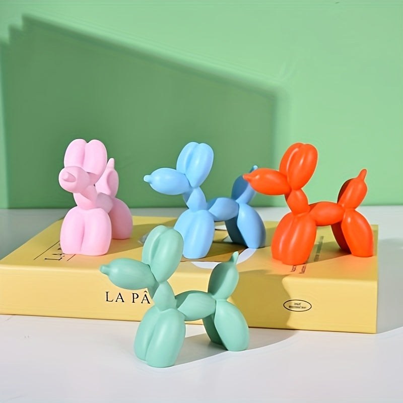 Tnessential Modern Minimalist Creative Resin Balloon Dog Sculpture 3D Decor