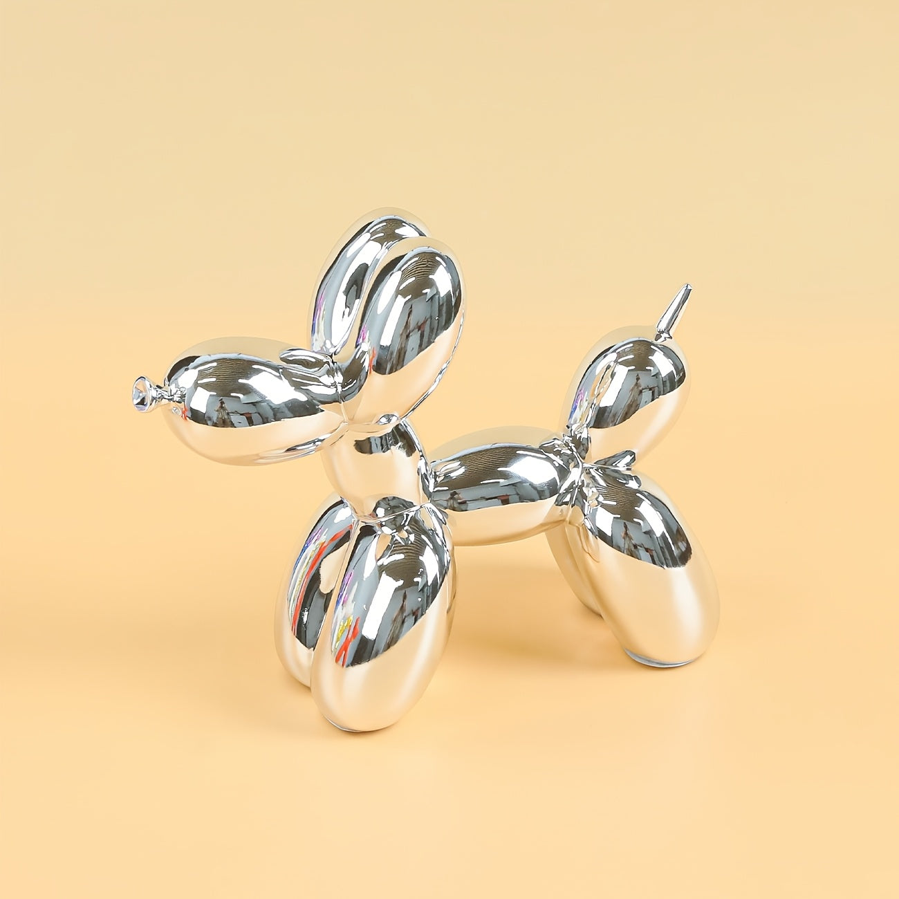 Tnessential Nordic Light Luxury Plated Balloon Dog Ornament 3D Decor