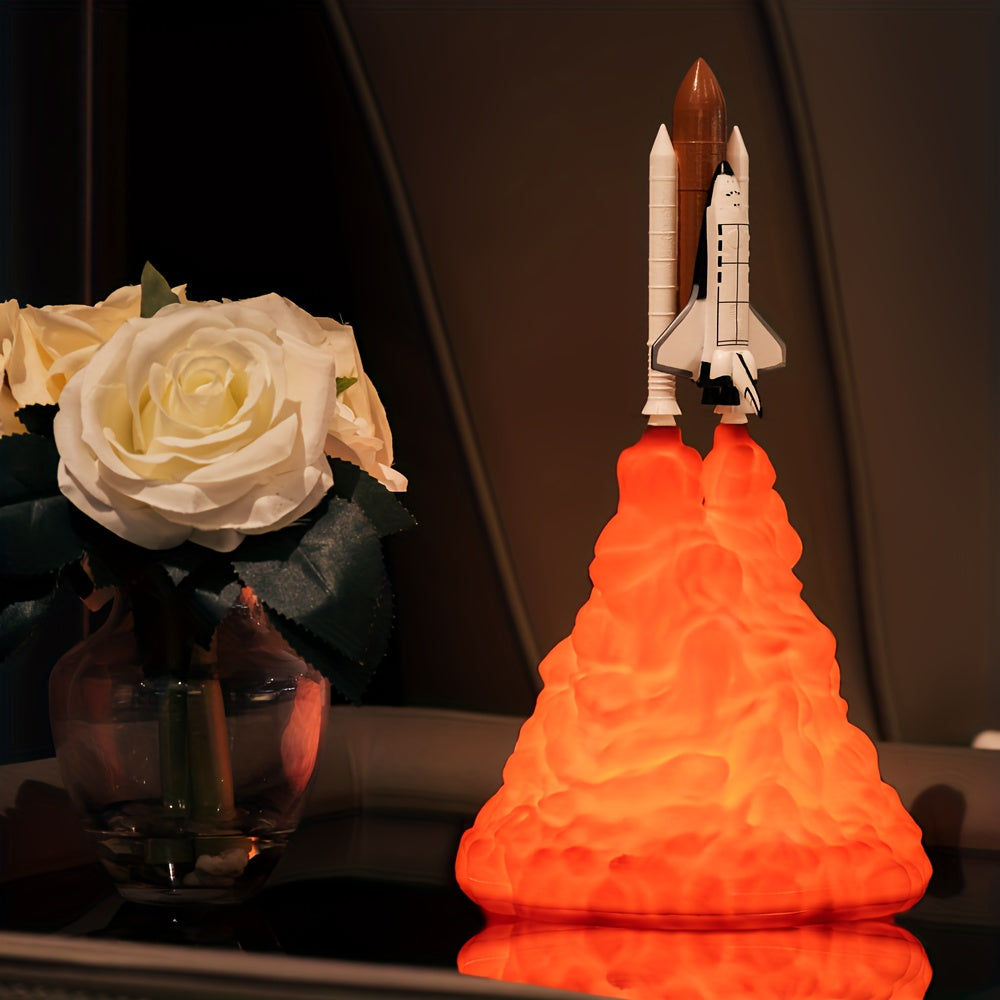 Tnessential Creative Rocket Nightlight 3D Decor