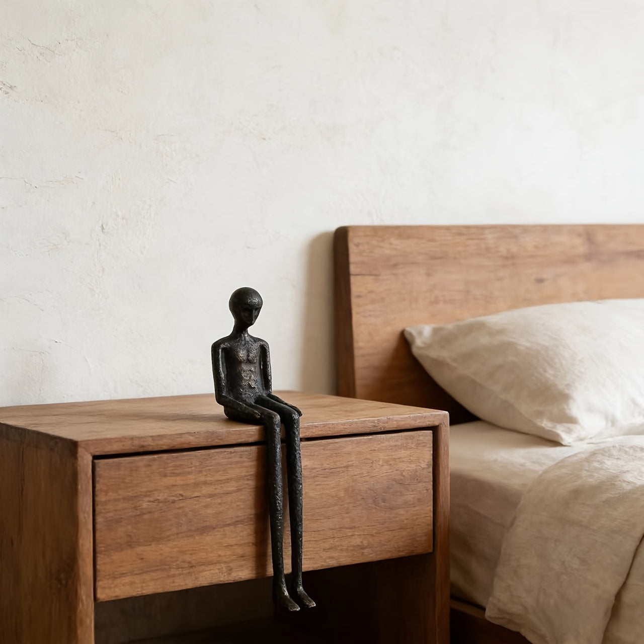 Tnessential Abstract Modern Minimalist Tall Figure Sculpture 3D Decor