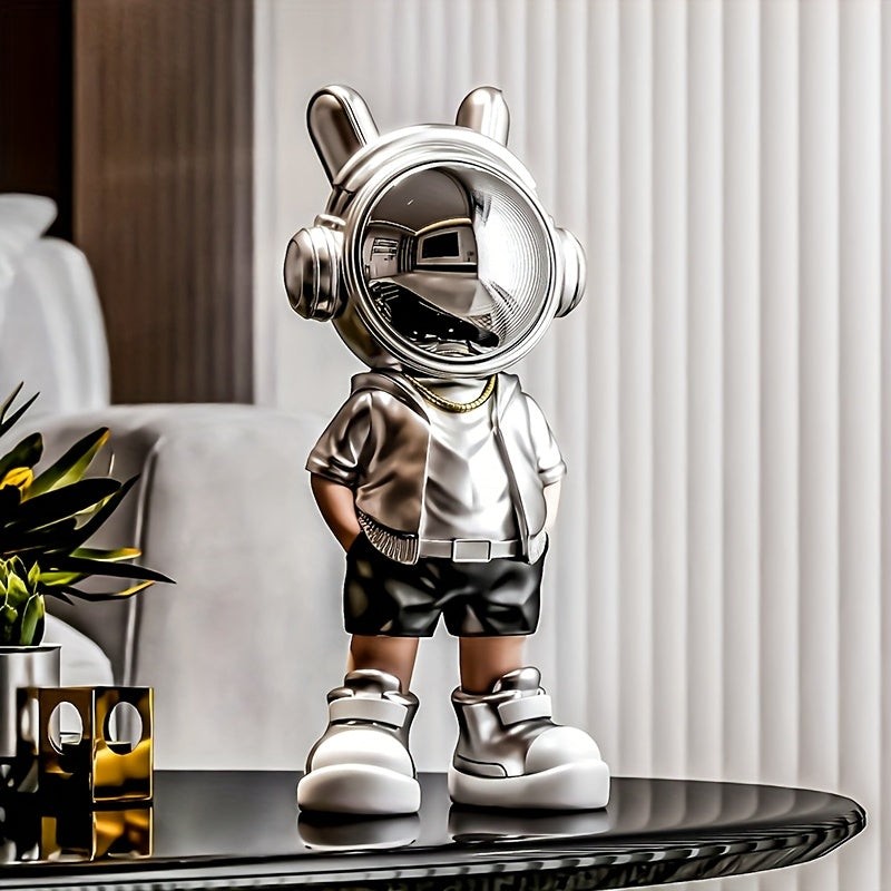 Tnessential Astronaut Sculpture Ornament Creative Valentine's Day Gift 3D Decor