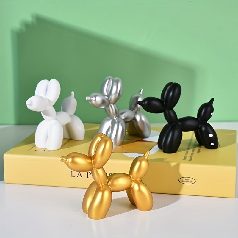 Tnessential Modern Minimalist Creative Resin Balloon Dog Sculpture 3D Decor